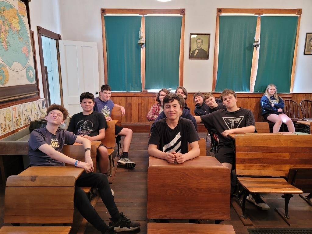 8th Grade Trip to One-Room School House
